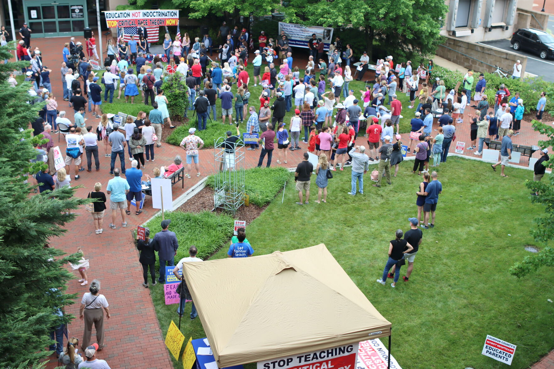 Critical Race Theory Rally in Leesburg | Group